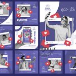 قالب لایه باز و آماده اینستاگرام برای بلاگرها