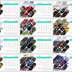 تقویم رومیزی 1401 لایه باز طرح موتورسیکلت