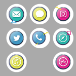 عکس و فایل psd کاور استوری اینستاگرام