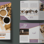 طرح آماده بروشور برای کافه