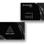 طرح لایه باز کارت ویزیت