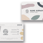 کارت ویزیت مینیمال کسب و کار