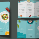 طرح بروشور آماده برای رستوران ها