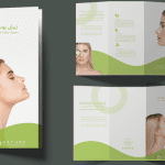 طرح لایه باز بروشور کلینیک زیبایی