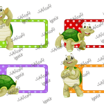 برچسب نام طرح لاکی