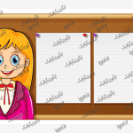 برچسب نام طرح دختر باهوش