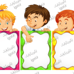 برچسب نام طرح خندان