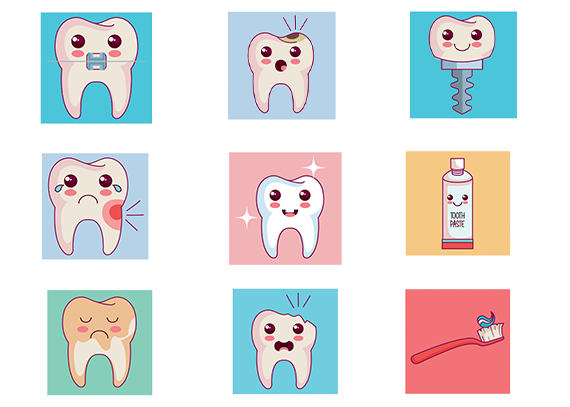 طرح کاور هایلایت استوری دندان پزشکی