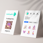کارت ویزیت طرح اینستاگرام