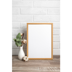 موکاپ قاب و گل پنبه ای