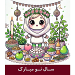 طرح فلش کارت سال نو دانش آموزی
