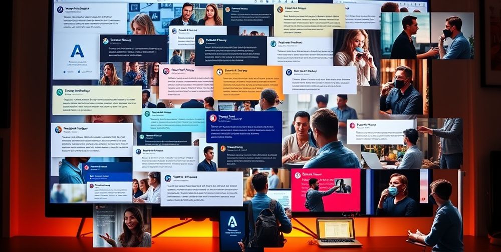 A collage of various troubleshooting steps for Photoshop errors displayed on a monitor, alongside user interactions in an online forum for support.
