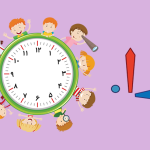 ساعت آموزشی بزرگ | مناسب برای نمایش در کلاس