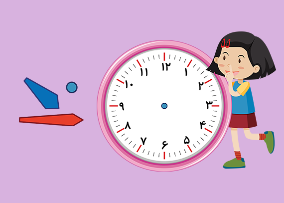ساعت آموزشی خام | بدون عقربه برای تمرین