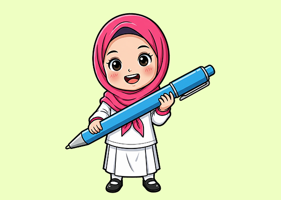 طرح گرافیکی خودکار برای جشن مدرسه دختران
