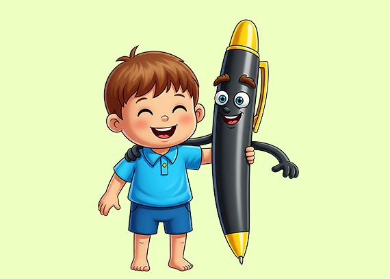 گیفت پسر خندون برای جشن خودکار مدارس