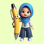 گیفت خودکار زرد و دختر برای جشن خودکار مدرسه