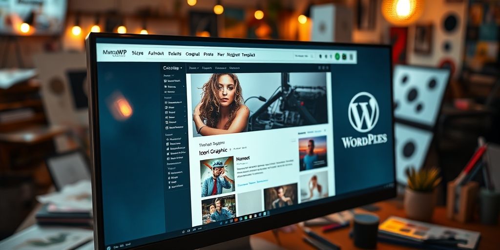 انتخاب قالب گرافیکی برای وردپرس